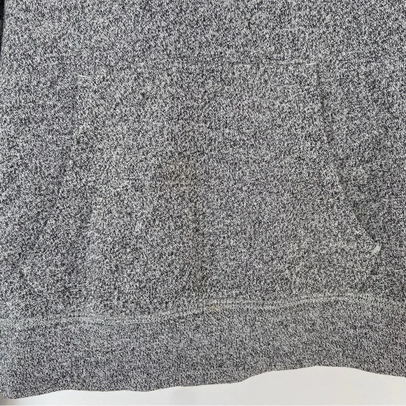 ROOTS SALT & PEPPER KANGA SWEATSHIRT HOODIE WITH CREAM LOGO, X SMALL - Picture 4 of 8